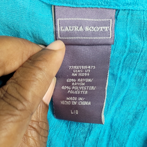 NWOT Laura Scott blouse - Picture 3 of 6